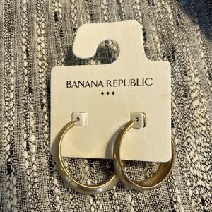 Banana Republic Gold Hoop Earrings